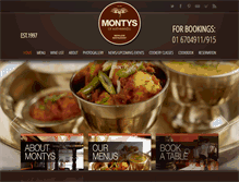 Tablet Screenshot of montys.ie